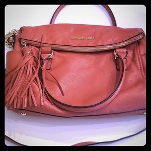 Michael Kors burnt orange satchel
